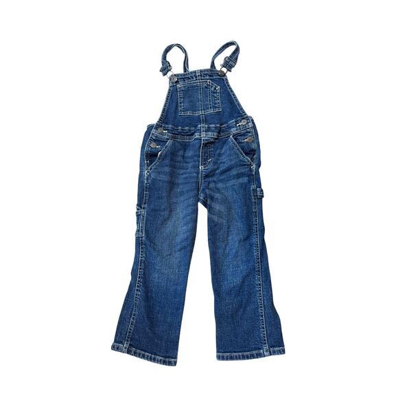 Boys Old Navy Carpenter style Deinm/Jean Overalls size 4T; Adjustable sizing; - Picture 1 of 11